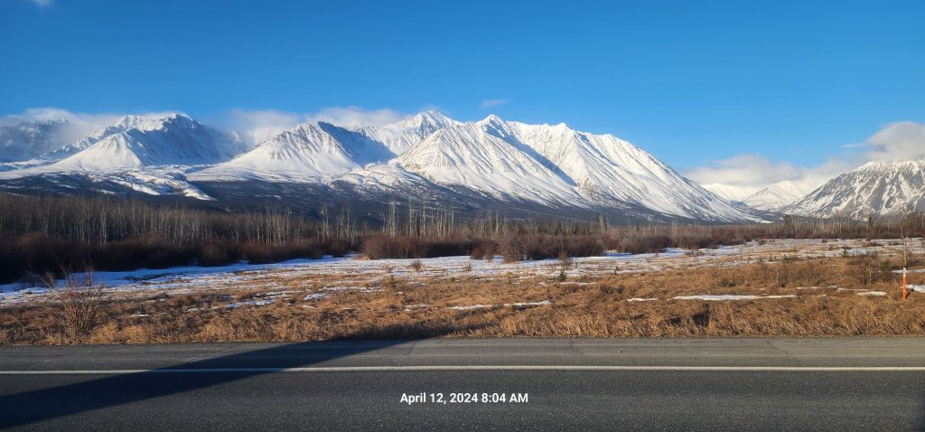 Beautiful Mountains at Haines Junction,  Yukon 