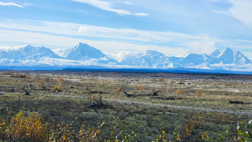 Alaska Range from Delta Junction