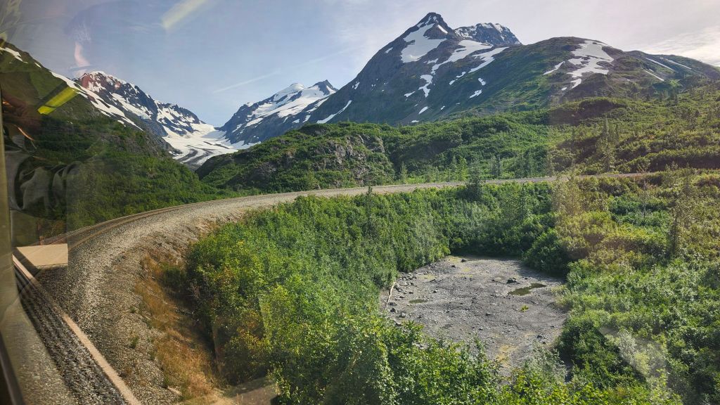 Bartlett Glacier from Glacier Discovery Train 